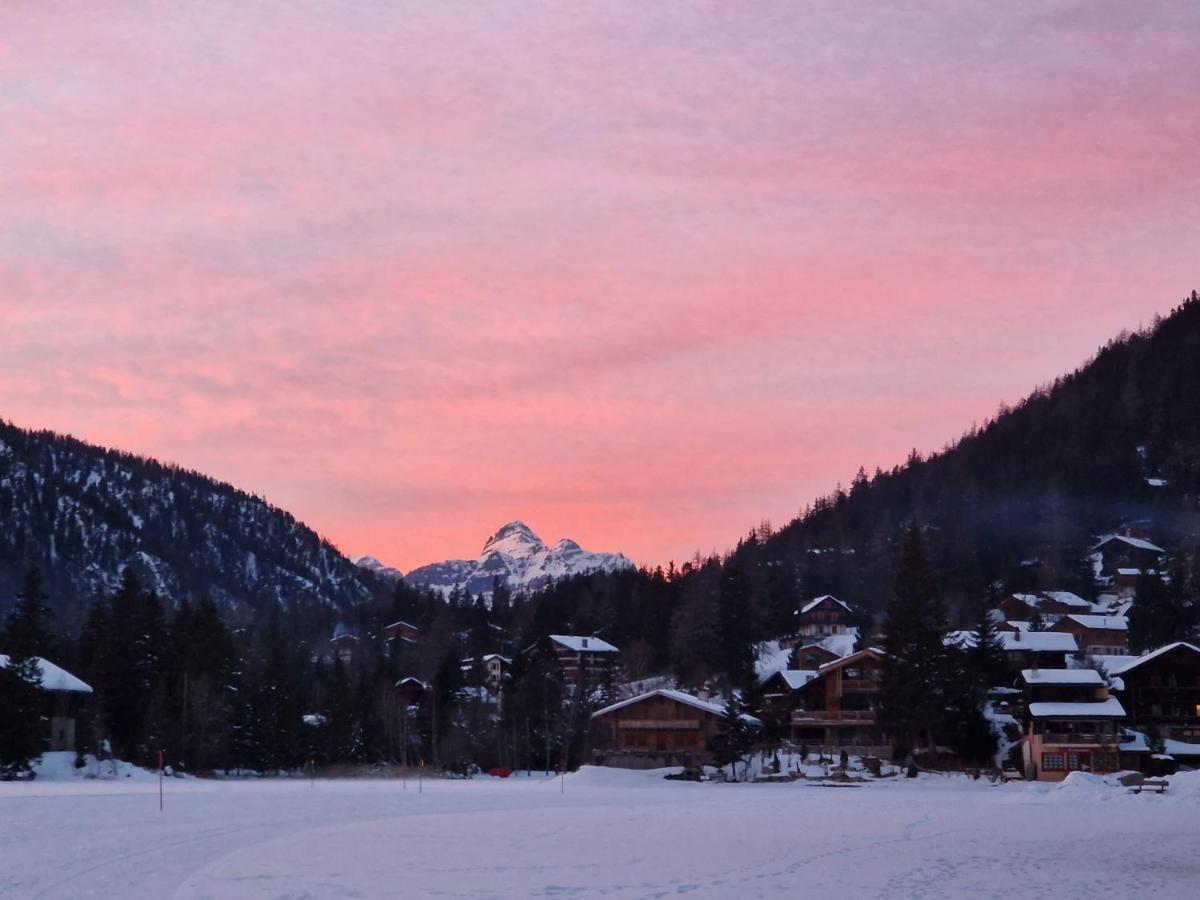 Superbe Appartement Champex-Lac Avec Piscine Et Sauna Zewnętrze zdjęcie
