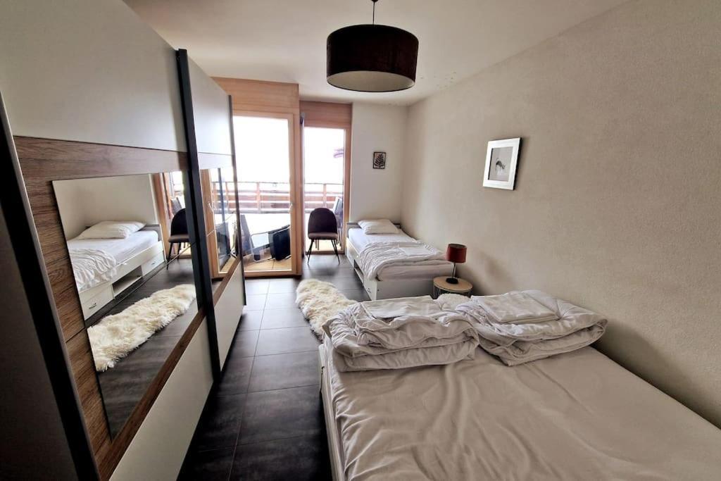 Superbe Appartement Champex-Lac Avec Piscine Et Sauna Zewnętrze zdjęcie