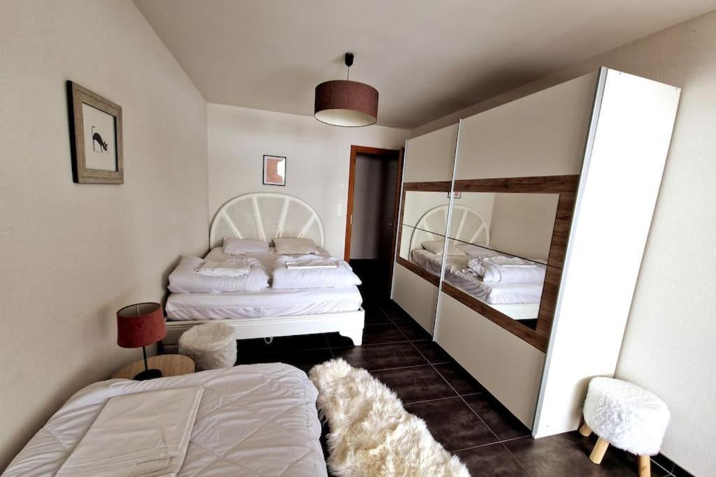Superbe Appartement Champex-Lac Avec Piscine Et Sauna Zewnętrze zdjęcie
