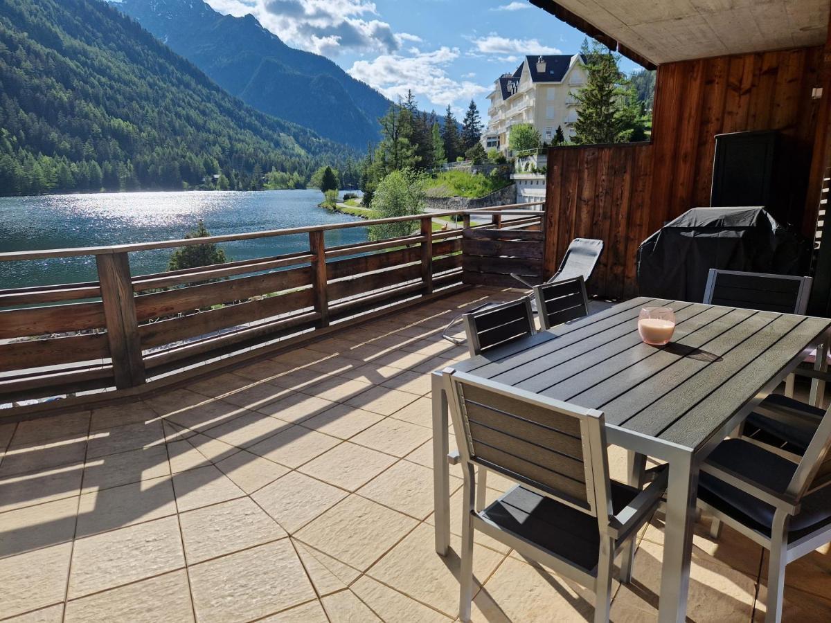 Superbe Appartement Champex-Lac Avec Piscine Et Sauna Zewnętrze zdjęcie