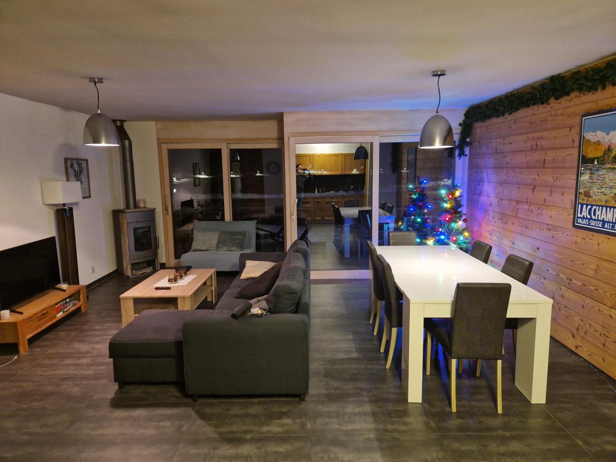 Superbe Appartement Champex-Lac Avec Piscine Et Sauna Zewnętrze zdjęcie